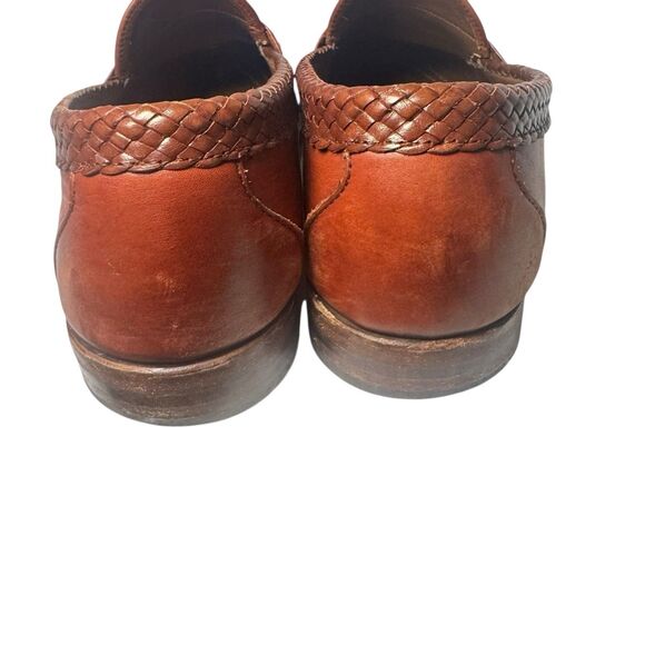 Allen Edmonds Maxfield Loafers Dress Shoes Mens Size 13D Brown Leather Tassels